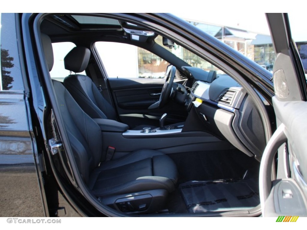 2014 3 Series 335i xDrive Sedan - Black Sapphire Metallic / Black photo #25