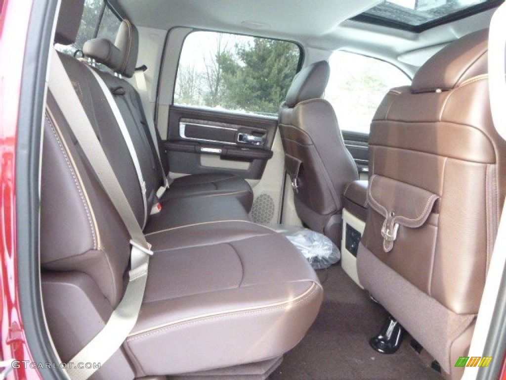 2015 Ram 2500 Laramie Longhorn Crew Cab 4x4 Rear Seat Photo #101619252