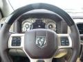 2015 Ram 2500 Canyon Brown/Light Frost Beige Interior Steering Wheel Photo