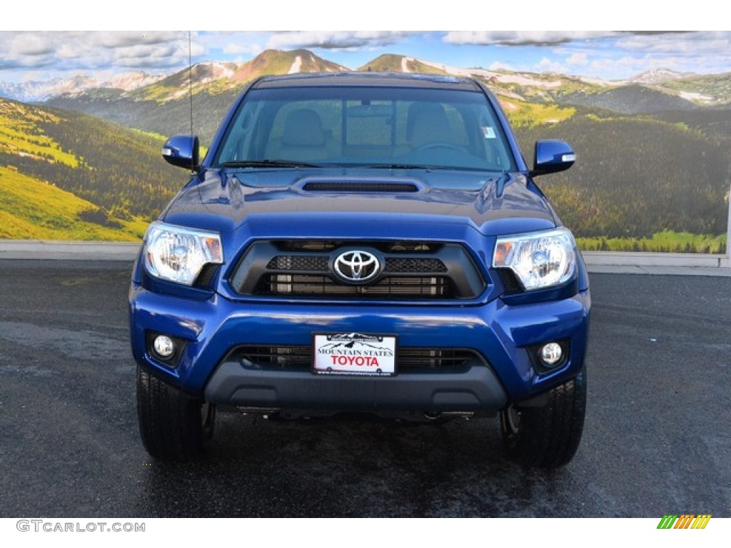 2015 Tacoma TRD Sport Access Cab 4x4 - Blue Ribbon Metallic / Graphite photo #2