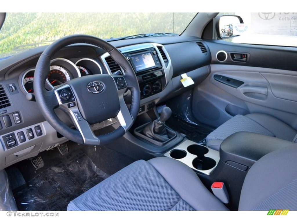 Graphite Interior 2015 Toyota Tacoma TRD Sport Access Cab 4x4 Photo #101620707