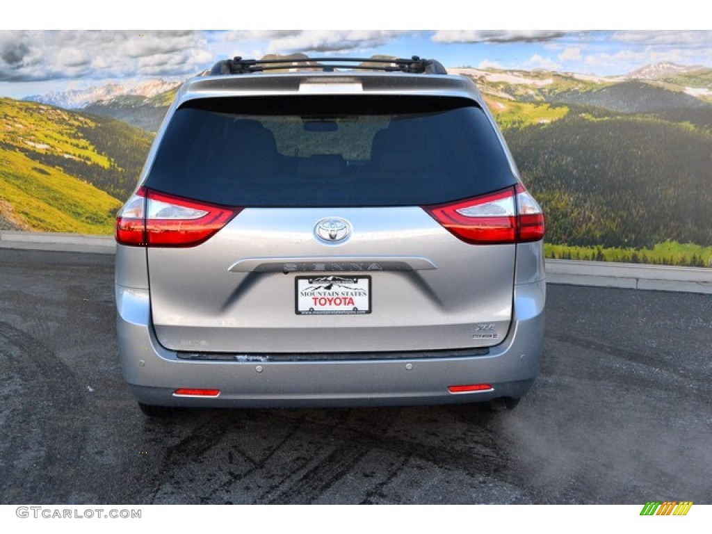 2015 Sienna XLE - Silver Sky Metallic / Ash photo #4