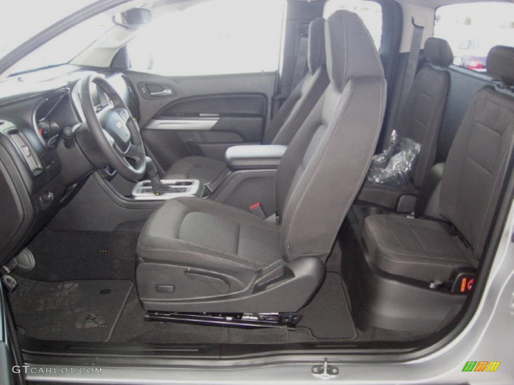 Jet Black Interior 2015 Chevrolet Colorado LT Extended Cab Photo #101623293