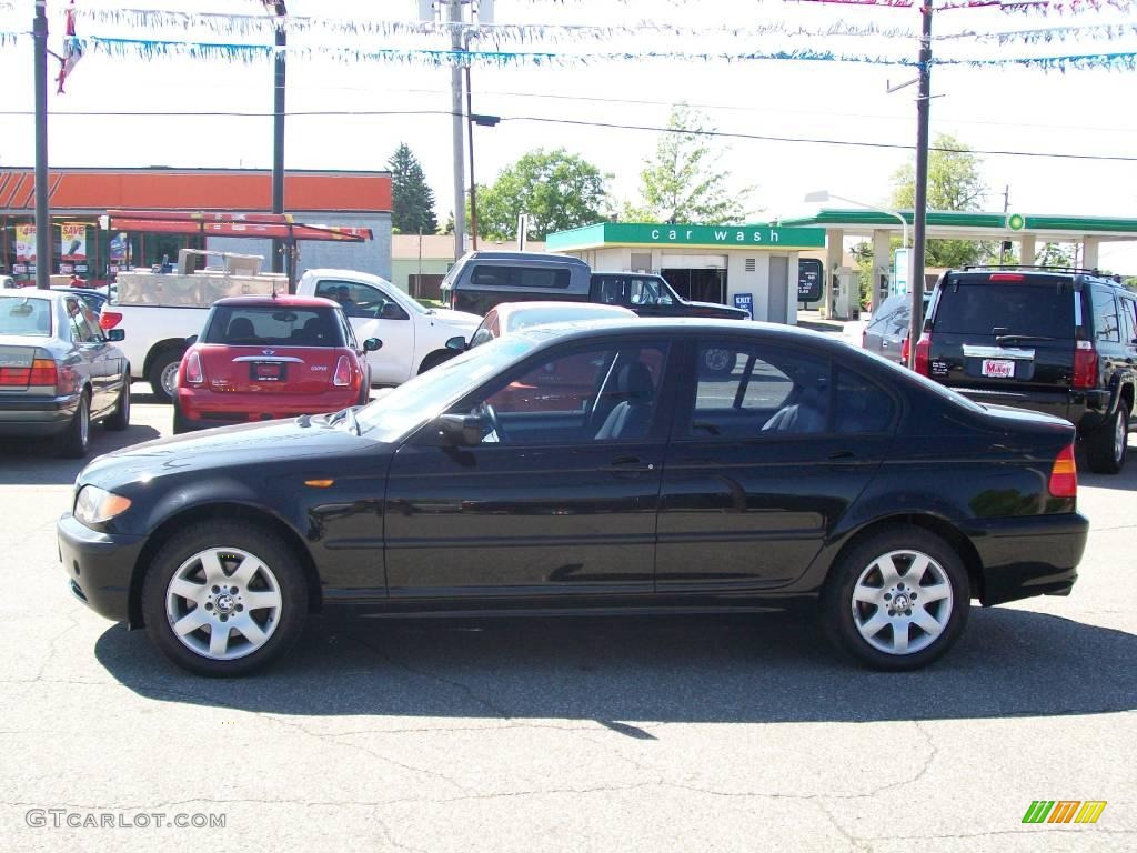 2003 3 Series 325xi Sedan - Jet Black / Black photo #2