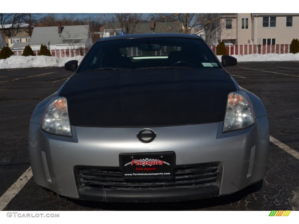 2005 350Z Enthusiast Coupe - Silverstone Metallic / Carbon photo #2