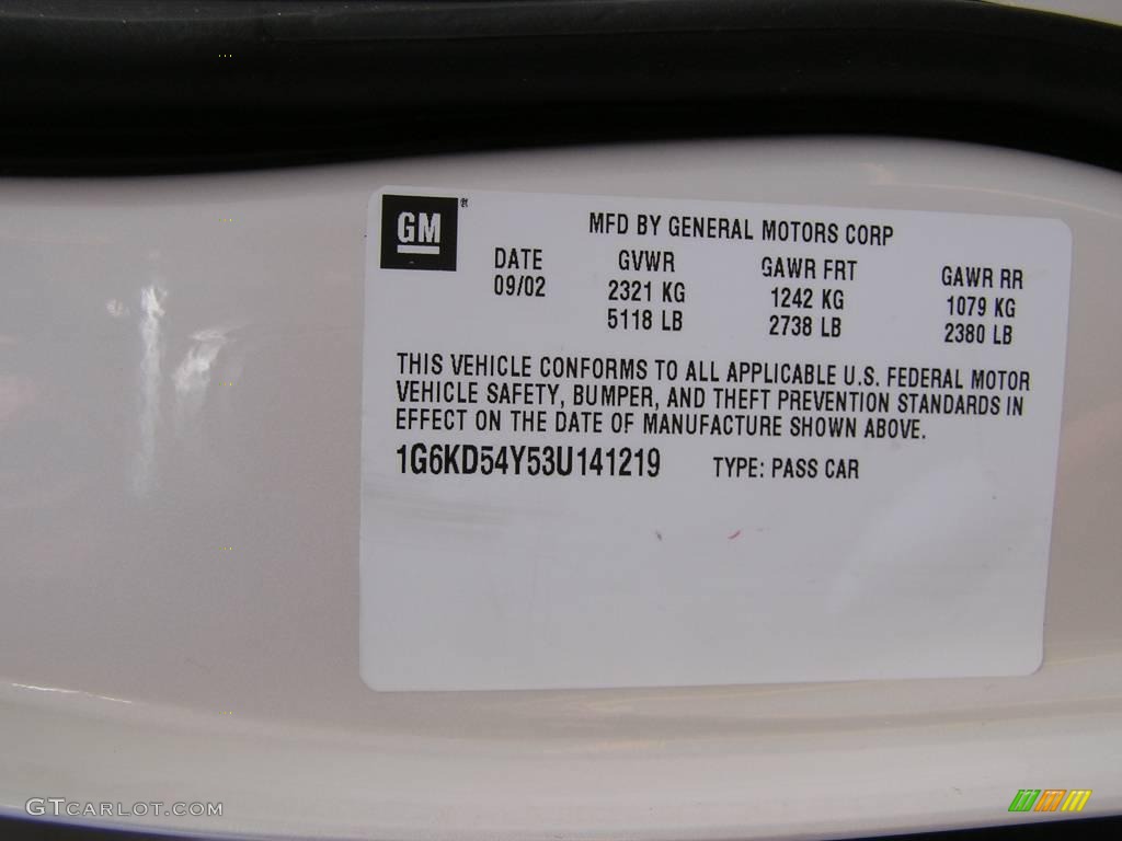 2003 DeVille Sedan - Cotillion Off White / Oatmeal photo #20