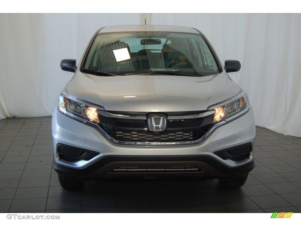 2015 CR-V LX - Alabaster Silver Metallic / Gray photo #3