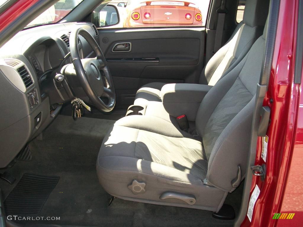2004 Colorado Z71 Extended Cab 4x4 - Dark Cherry Red Metallic / Medium Dark Pewter photo #12