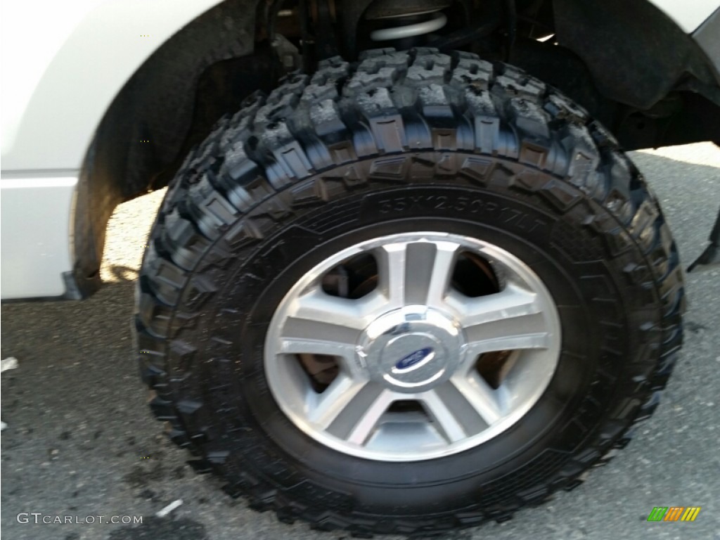 2005 F150 XL Regular Cab 4x4 - Silver Metallic / Medium Flint Grey photo #7