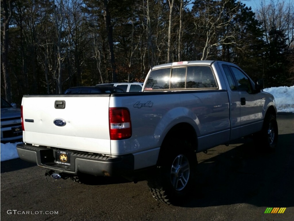 2005 F150 XL Regular Cab 4x4 - Silver Metallic / Medium Flint Grey photo #13