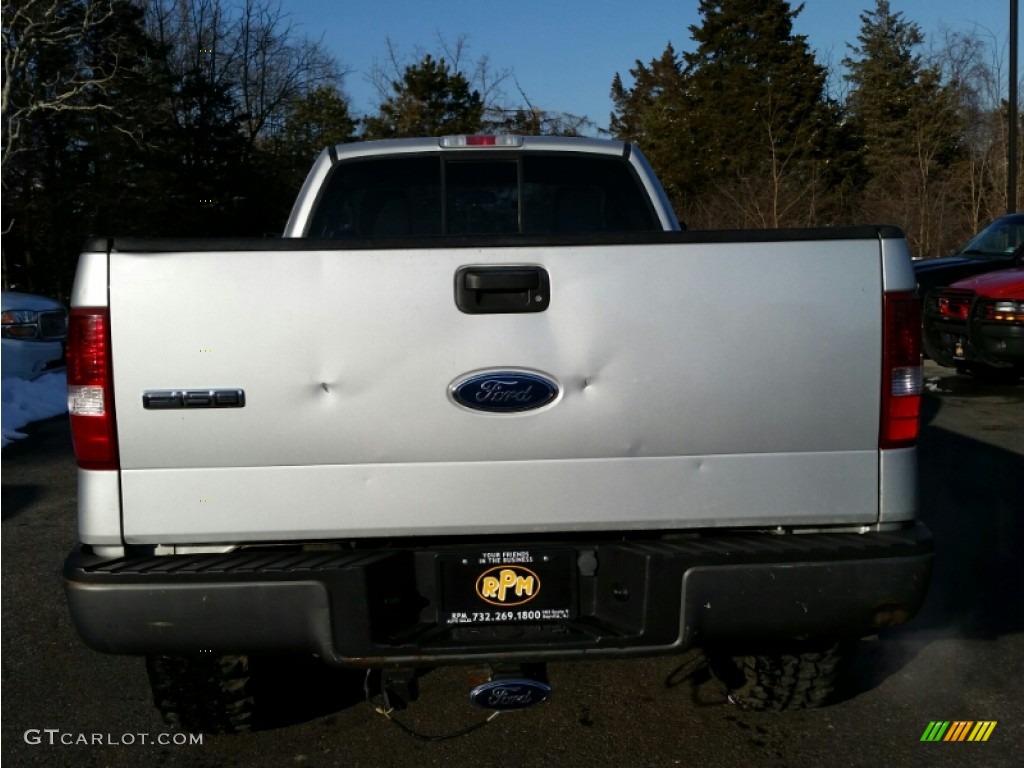 2005 F150 XL Regular Cab 4x4 - Silver Metallic / Medium Flint Grey photo #14