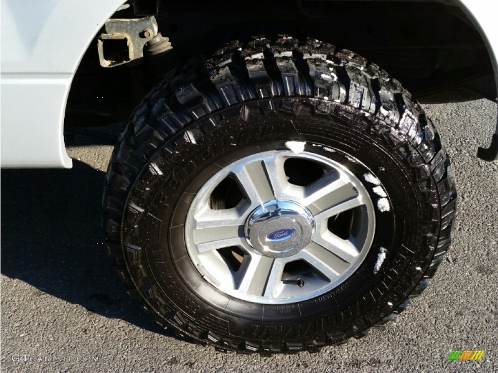 2005 F150 XL Regular Cab 4x4 - Silver Metallic / Medium Flint Grey photo #16