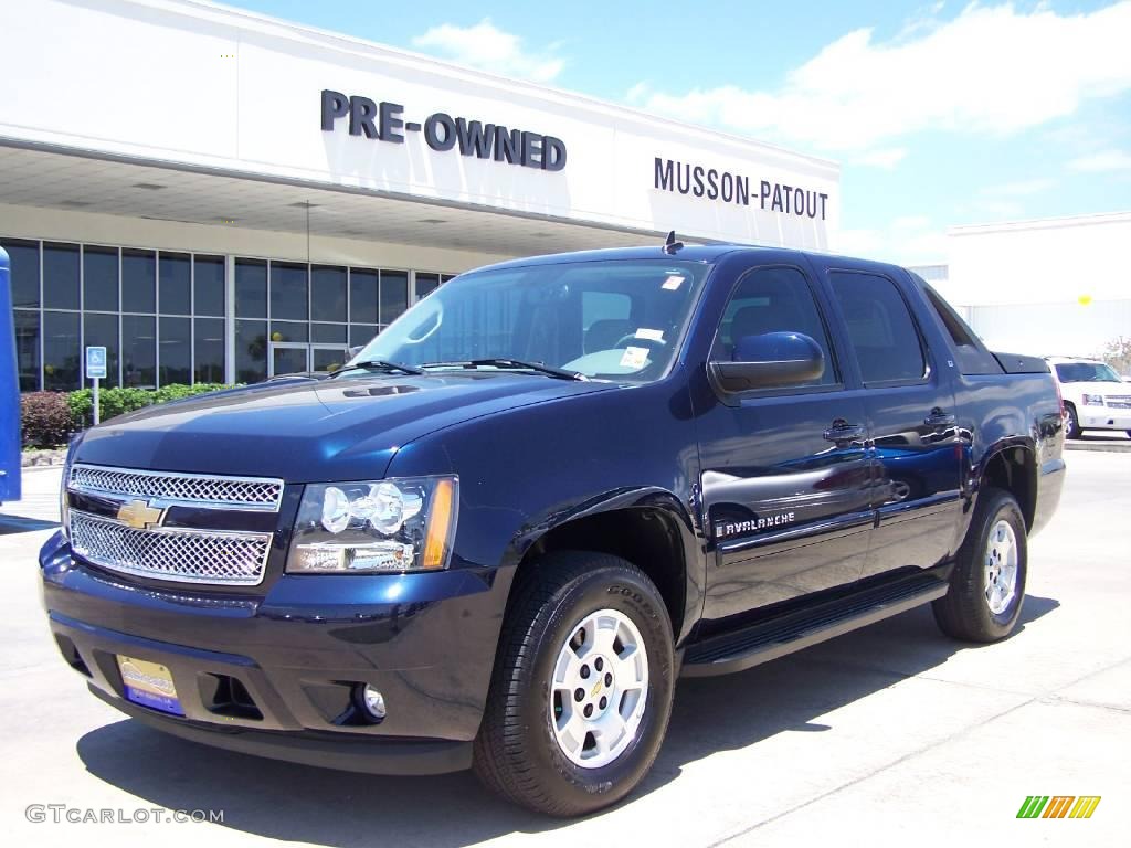 2007 Avalanche LT - Dark Blue Metallic / Dark Titanium/Light Titanium photo #1