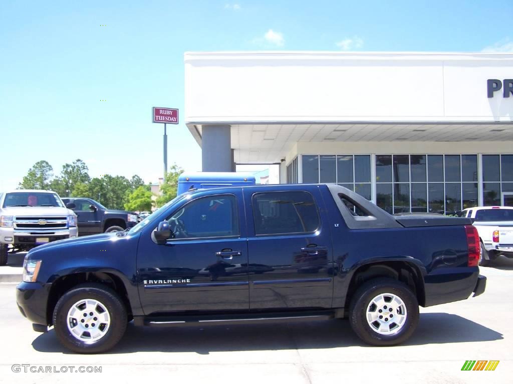 2007 Avalanche LT - Dark Blue Metallic / Dark Titanium/Light Titanium photo #8