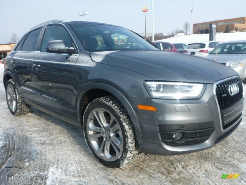 Monsoon Grey Metallic 2015 Audi Q3 2.0 TFSI Premium Plus quattro Exterior Photo #101640557