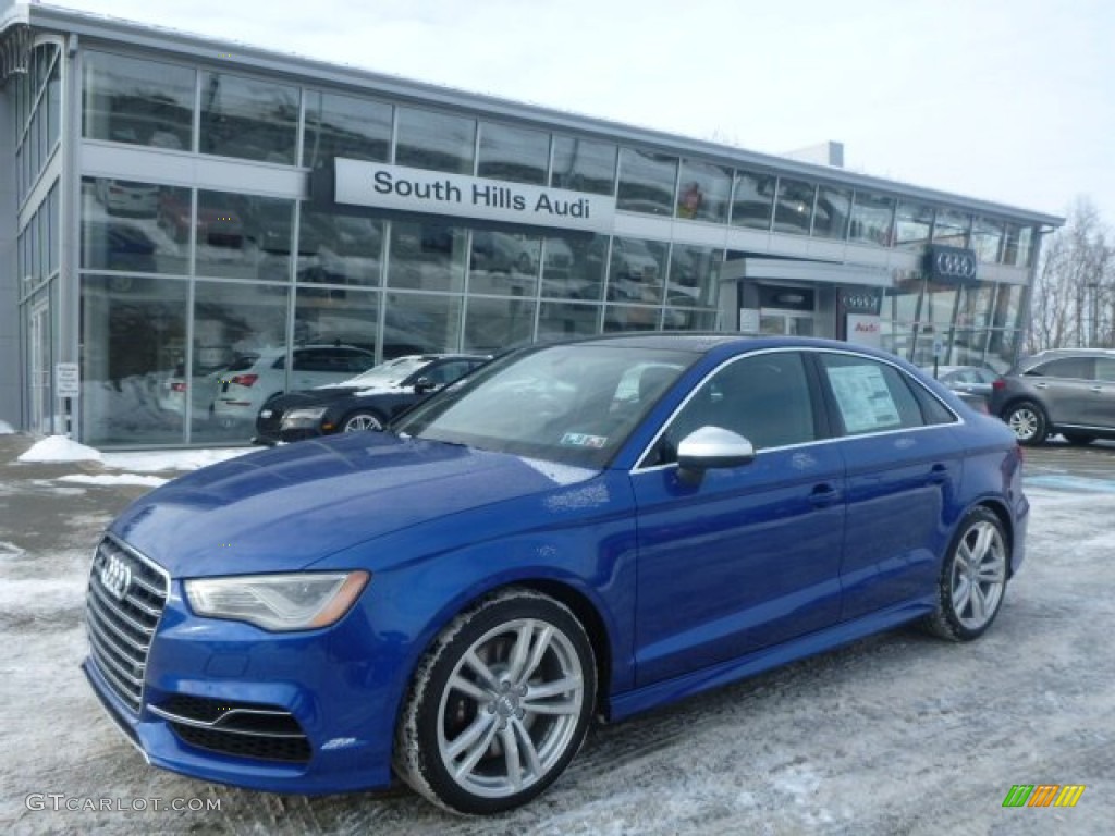 2015 S3 2.0T Premium Plus quattro - Sepang Blue Pearl / Titanium Gray/Black Silver photo #1