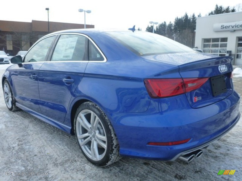 2015 S3 2.0T Premium Plus quattro - Sepang Blue Pearl / Titanium Gray/Black Silver photo #2