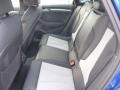 2015 Audi S3 Titanium Gray/Black Silver Interior Rear Seat Photo