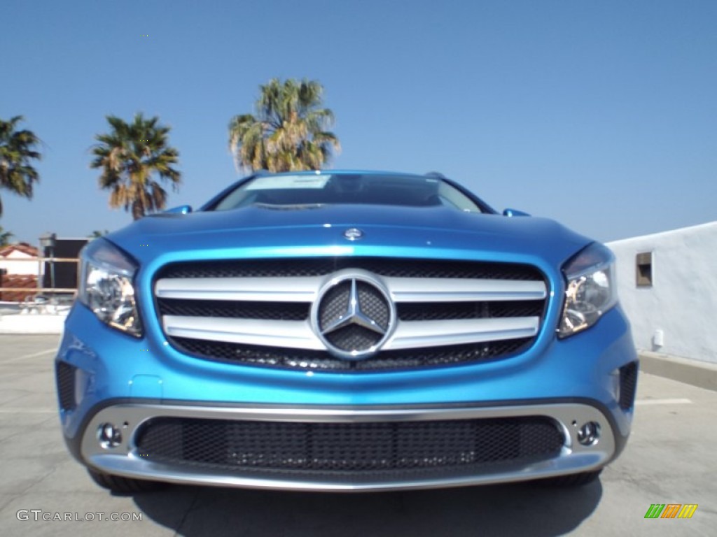 2015 GLA 250 4Matic - South Seas Blue Metallic / Ash photo #2