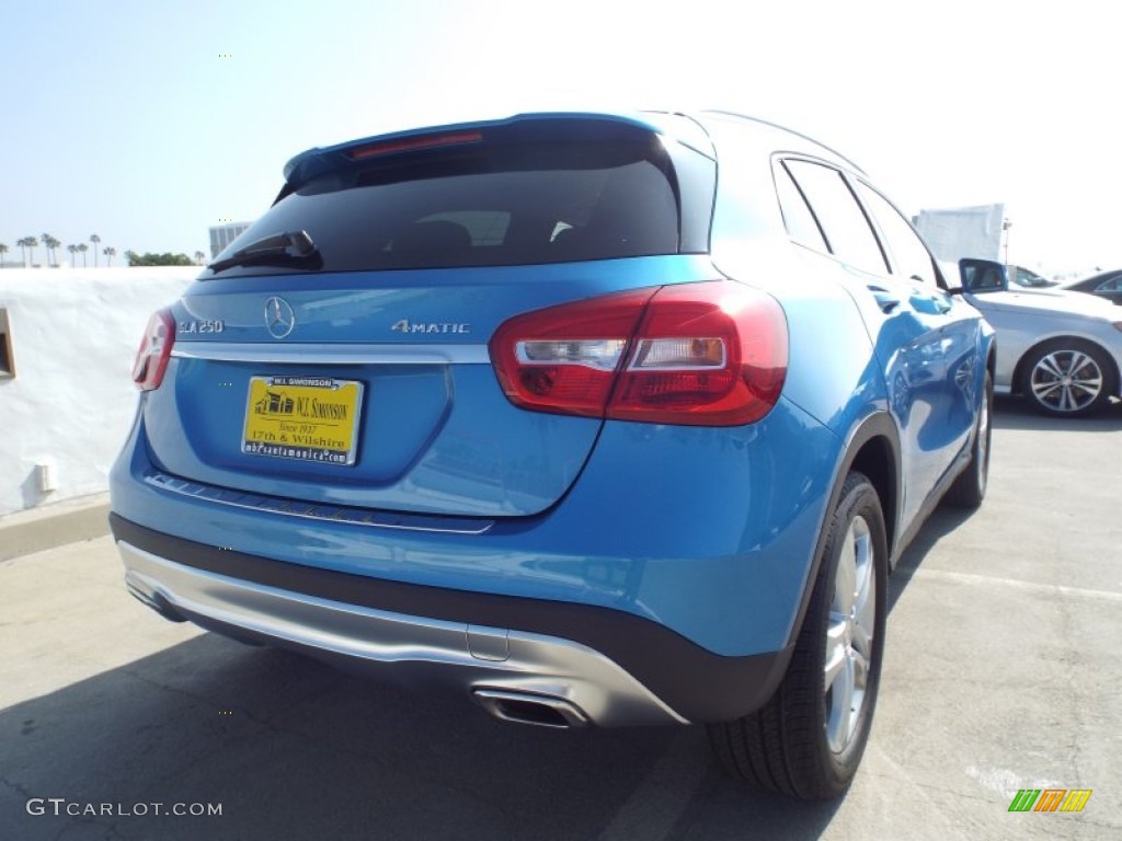 2015 GLA 250 4Matic - South Seas Blue Metallic / Ash photo #4