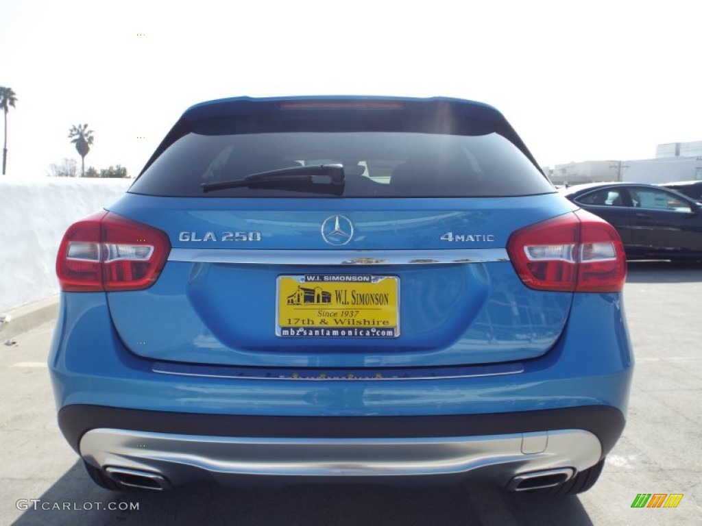 2015 GLA 250 4Matic - South Seas Blue Metallic / Ash photo #5