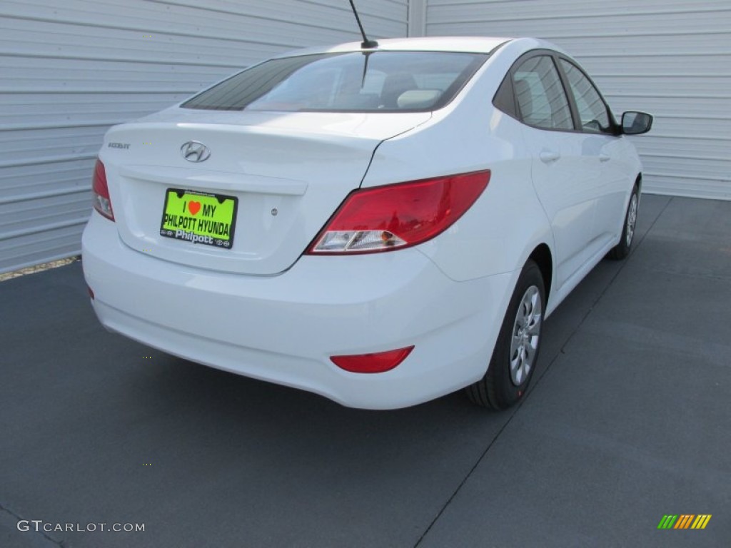 2015 Accent GLS - Century White / Gray photo #4