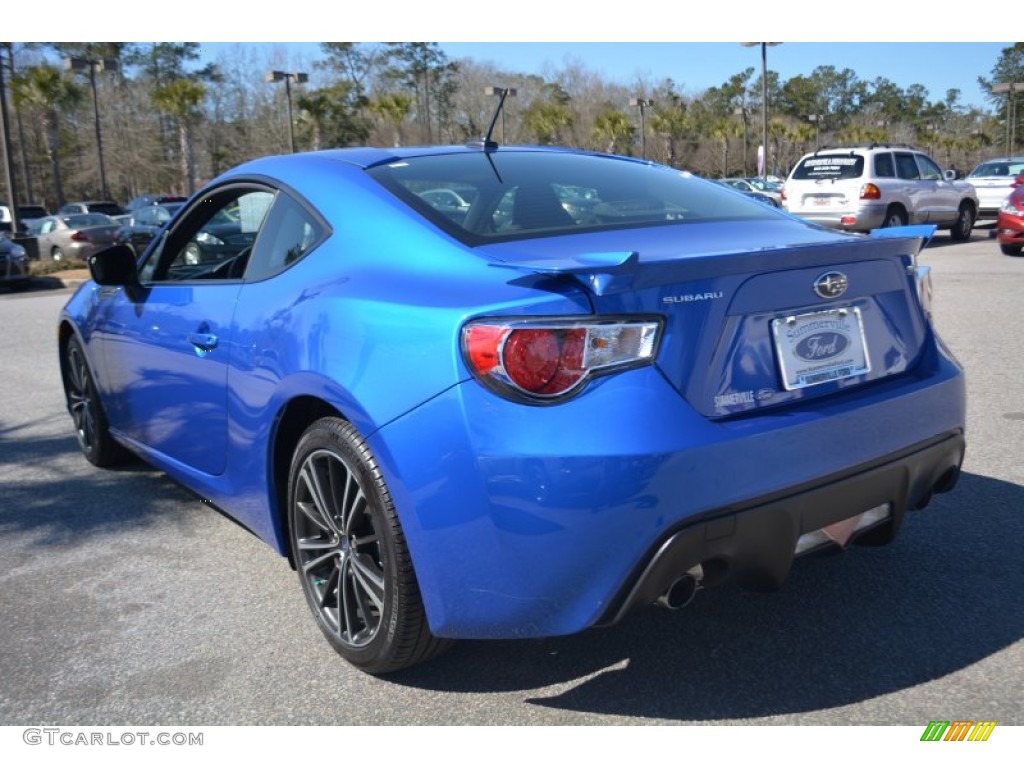 2013 BRZ Limited - WR Blue Pearl / Black Leather/Alcantara photo #5