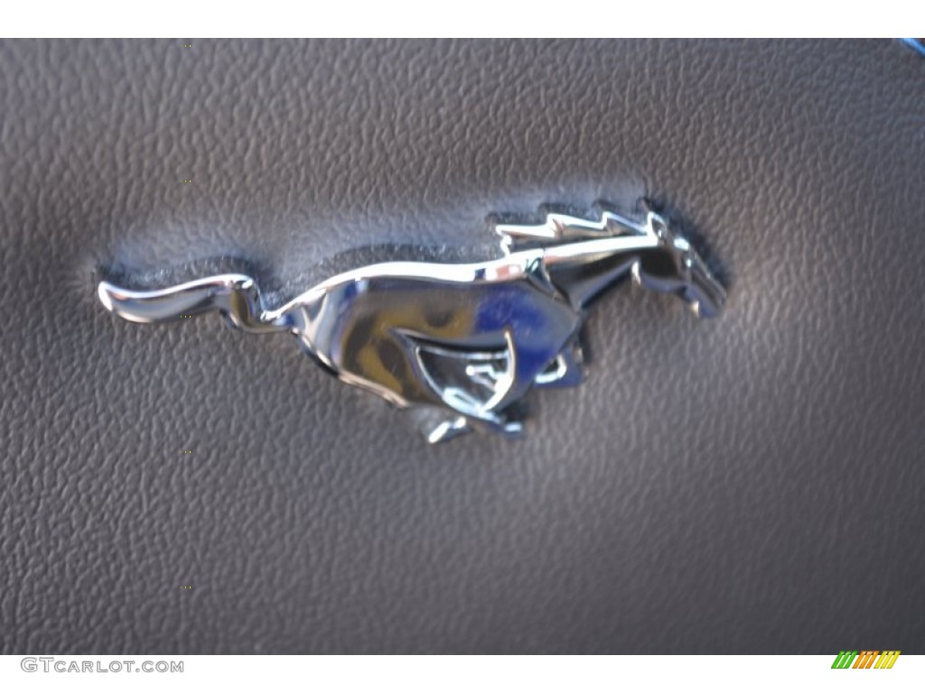 2014 Mustang GT Premium Coupe - Deep Impact Blue / Charcoal Black/Grabber Blue Accent photo #18