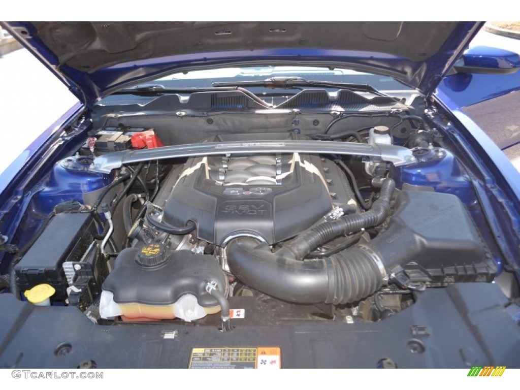 2014 Mustang GT Premium Coupe - Deep Impact Blue / Charcoal Black/Grabber Blue Accent photo #19