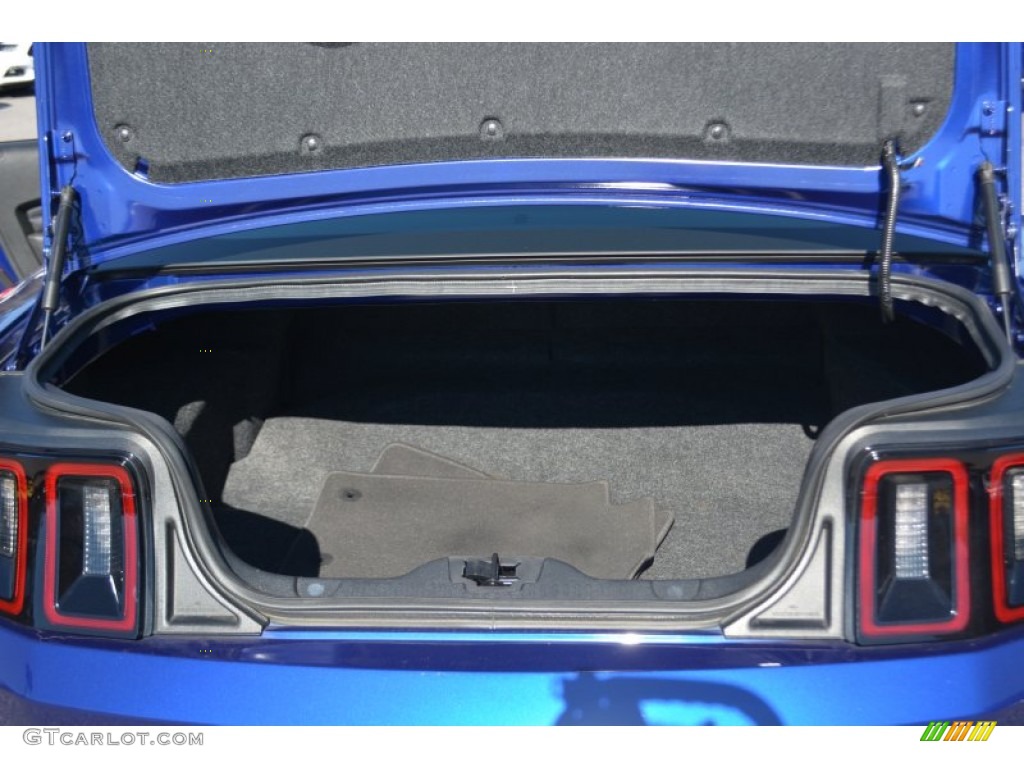2014 Mustang GT Premium Coupe - Deep Impact Blue / Charcoal Black/Grabber Blue Accent photo #20