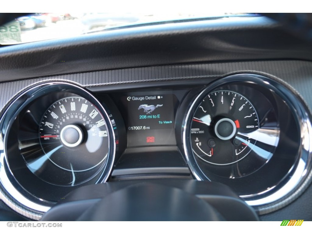 2014 Mustang GT Premium Coupe - Deep Impact Blue / Charcoal Black/Grabber Blue Accent photo #22