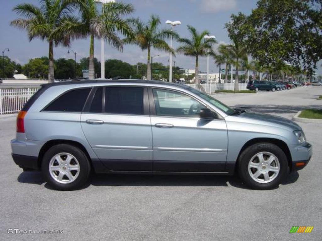 2004 Pacifica AWD - Butane Blue Pearl / Light Taupe photo #7