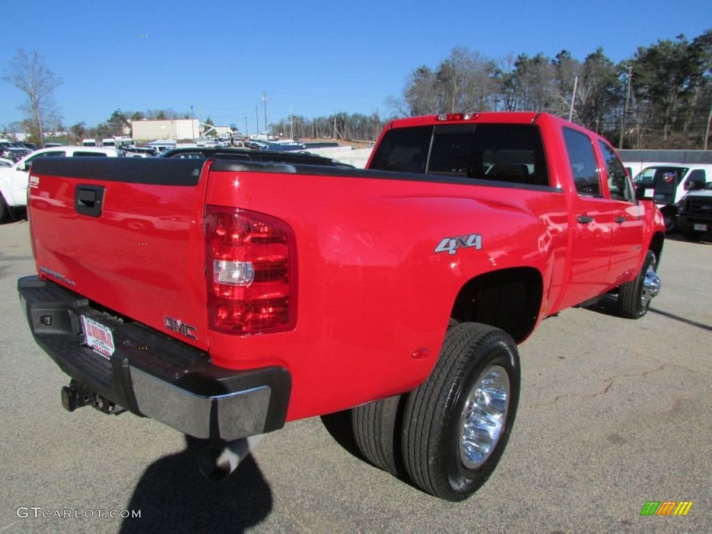 2011 Sierra 3500HD SLE Crew Cab 4x4 - Fire Red / Ebony photo #6