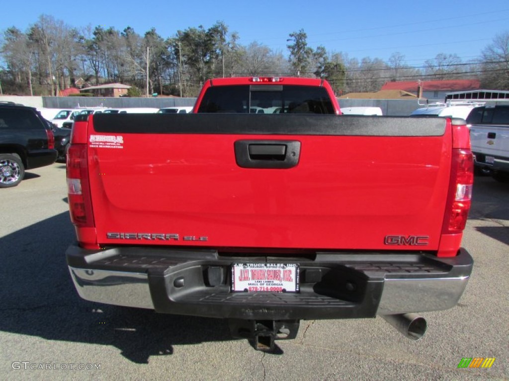 2011 Sierra 3500HD SLE Crew Cab 4x4 - Fire Red / Ebony photo #7