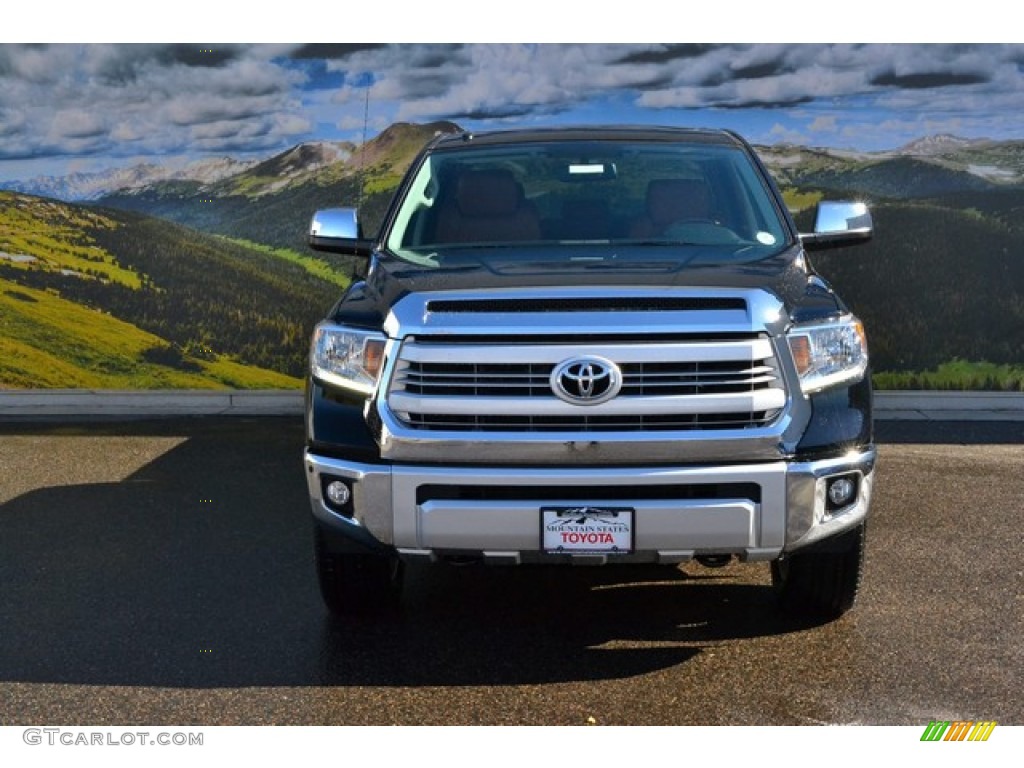 2015 Tundra 1794 Edition CrewMax 4x4 - Attitude Black Metallic / 1794 Edition Premium Brown Leather photo #2