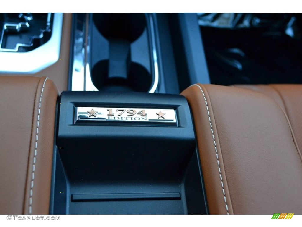 2015 Tundra 1794 Edition CrewMax 4x4 - Attitude Black Metallic / 1794 Edition Premium Brown Leather photo #8