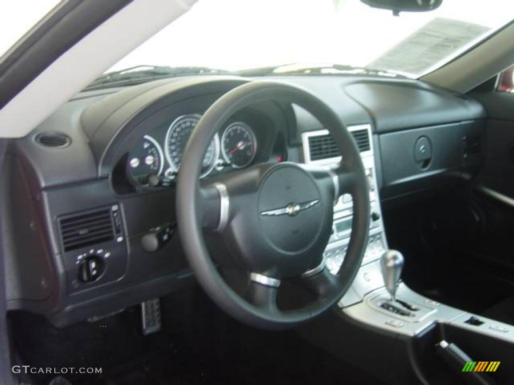 Dark Slate Gray Interior 2007 Chrysler Crossfire SE Roadster Photo #10164897