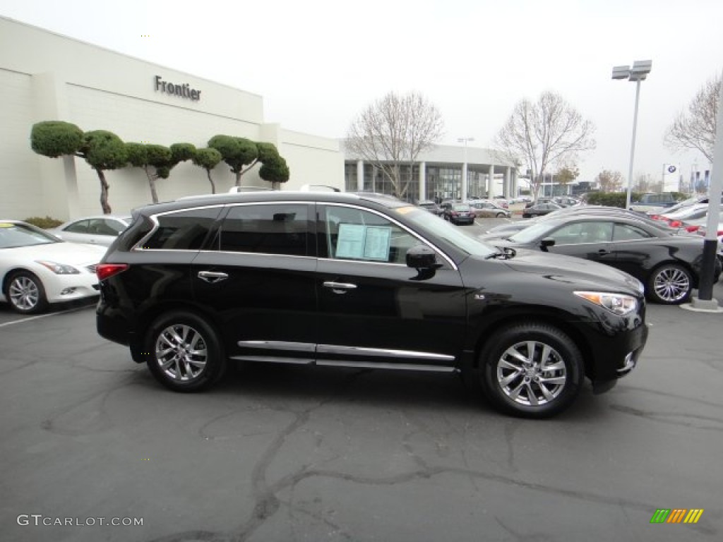 2014 QX60 3.5 AWD - Black Obsidian / Graphite photo #4