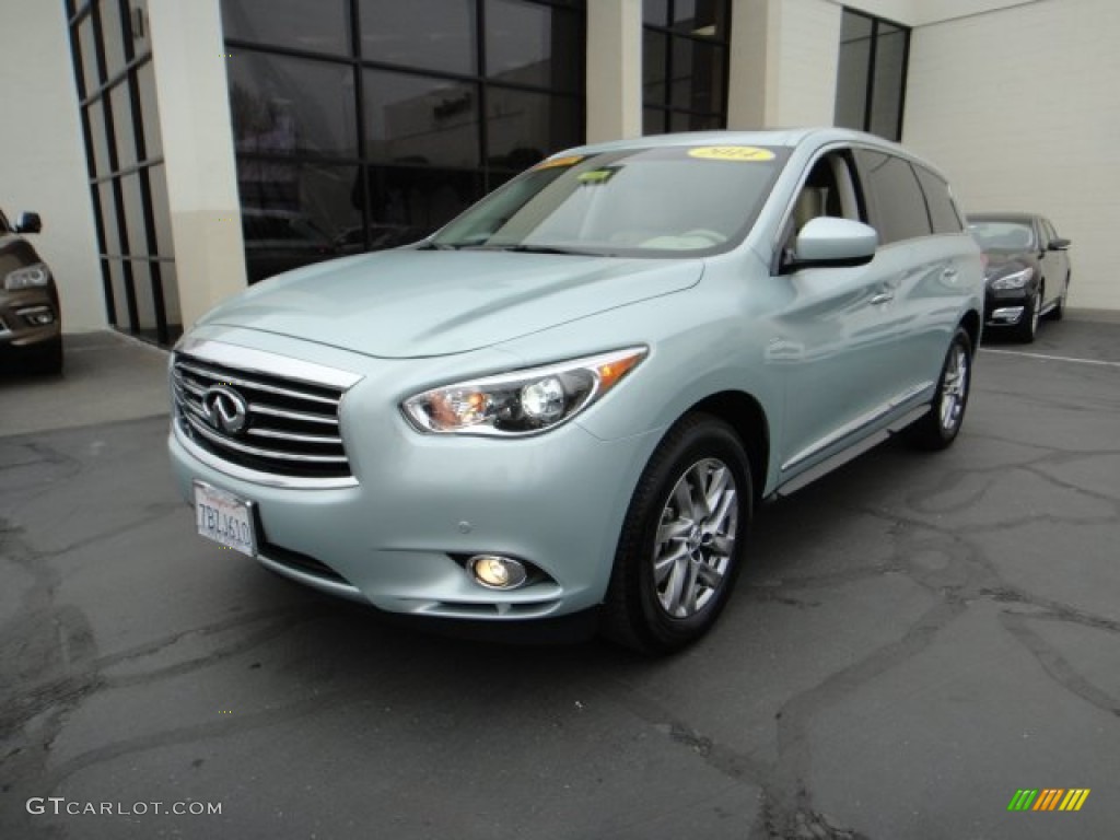 2014 QX60 3.5 - Glacial Silver / Wheat photo #1