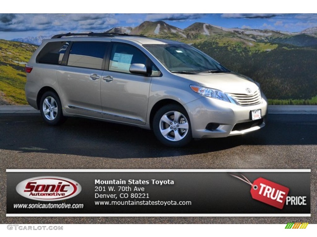 2015 Sienna LE - Creme Brulee Mica / Bisque photo #1