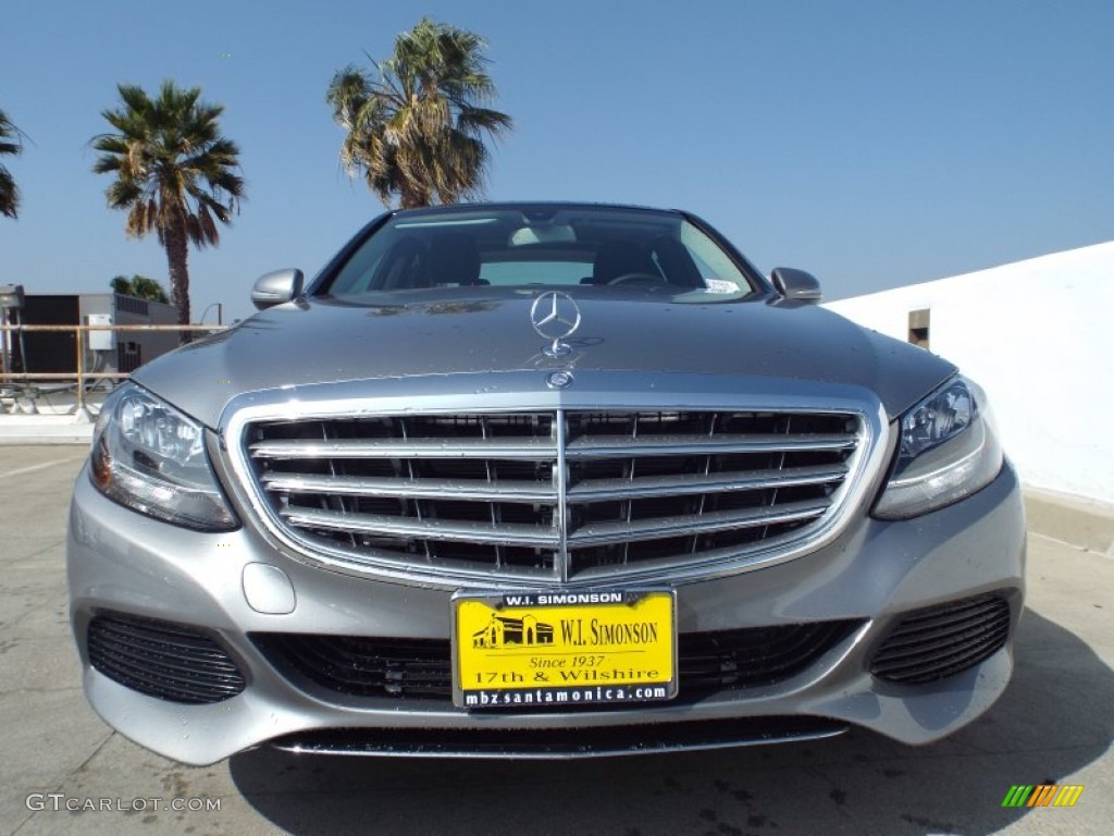 2015 C 300 - Paladium Silver Metallic / Black photo #2