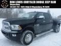 Black - 3500 Laramie Longhorn Mega Cab 4x4 Dual Rear Wheel Photo No. 1