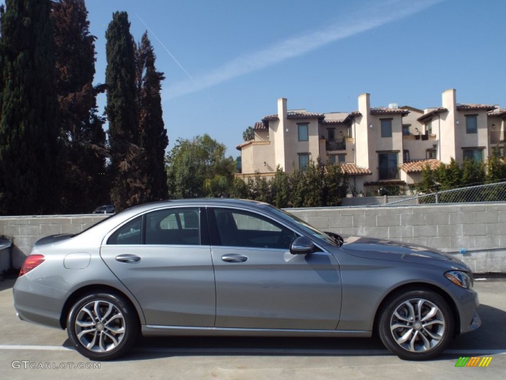 2015 C 300 - Paladium Silver Metallic / Black photo #3