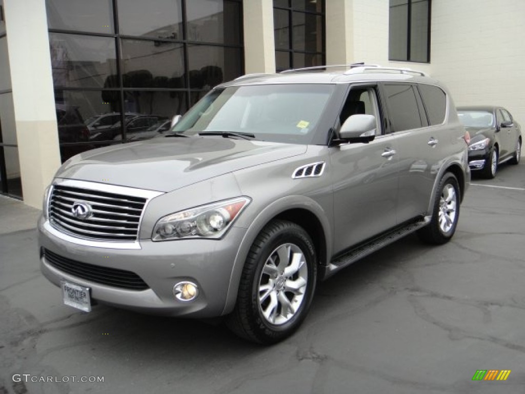 2012 QX 56 4WD - Platinum Graphite / Graphite photo #1