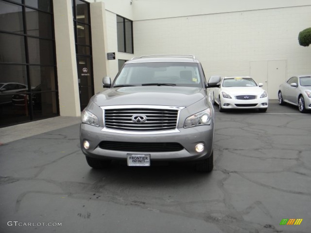 2012 QX 56 4WD - Platinum Graphite / Graphite photo #2