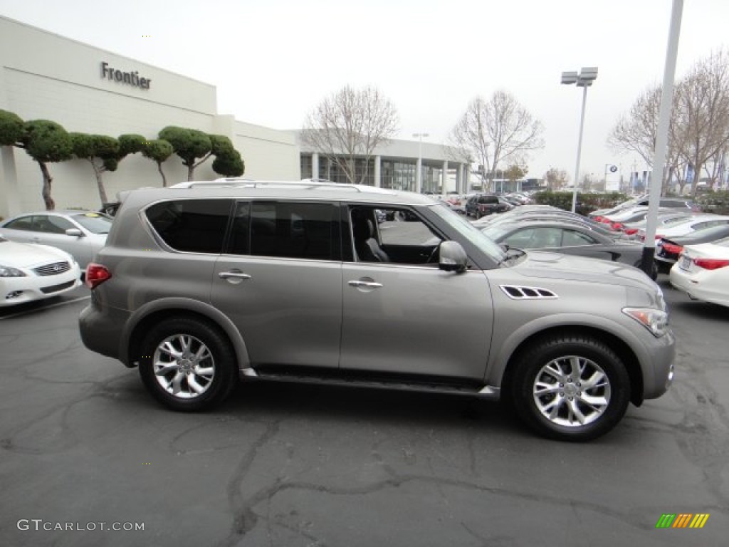 2012 QX 56 4WD - Platinum Graphite / Graphite photo #4
