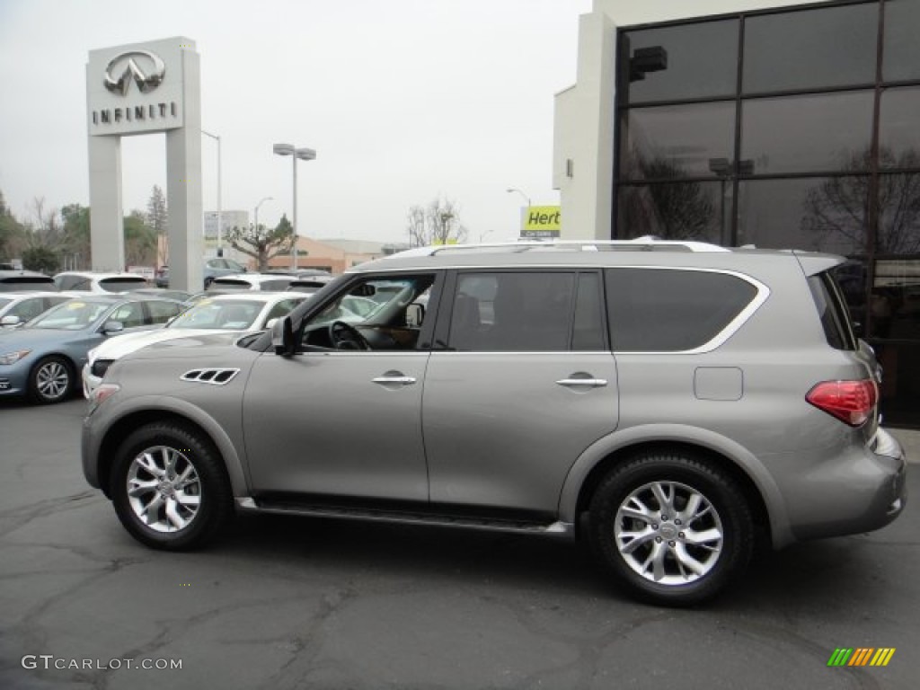 2012 QX 56 4WD - Platinum Graphite / Graphite photo #8
