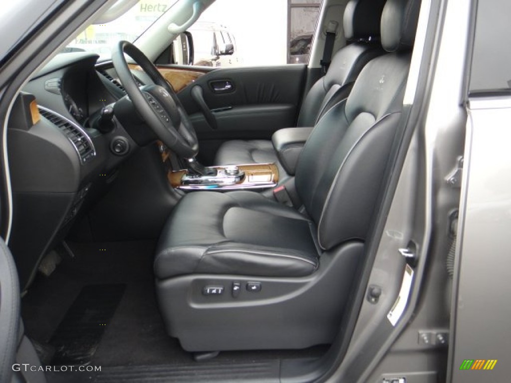 2012 QX 56 4WD - Platinum Graphite / Graphite photo #11