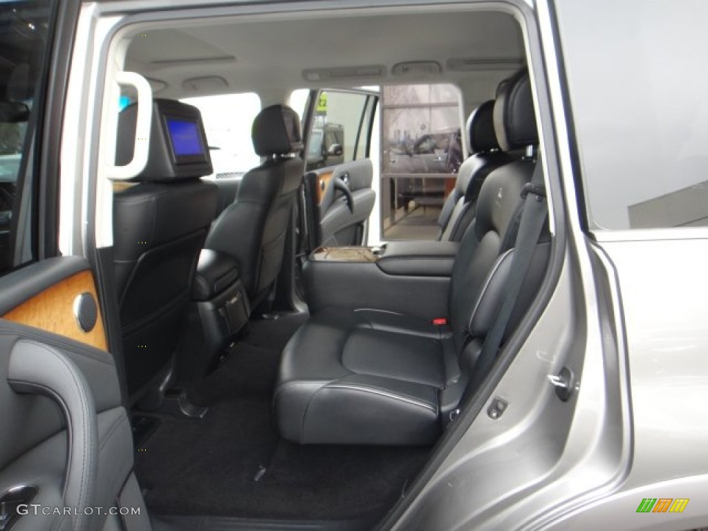 2012 QX 56 4WD - Platinum Graphite / Graphite photo #13