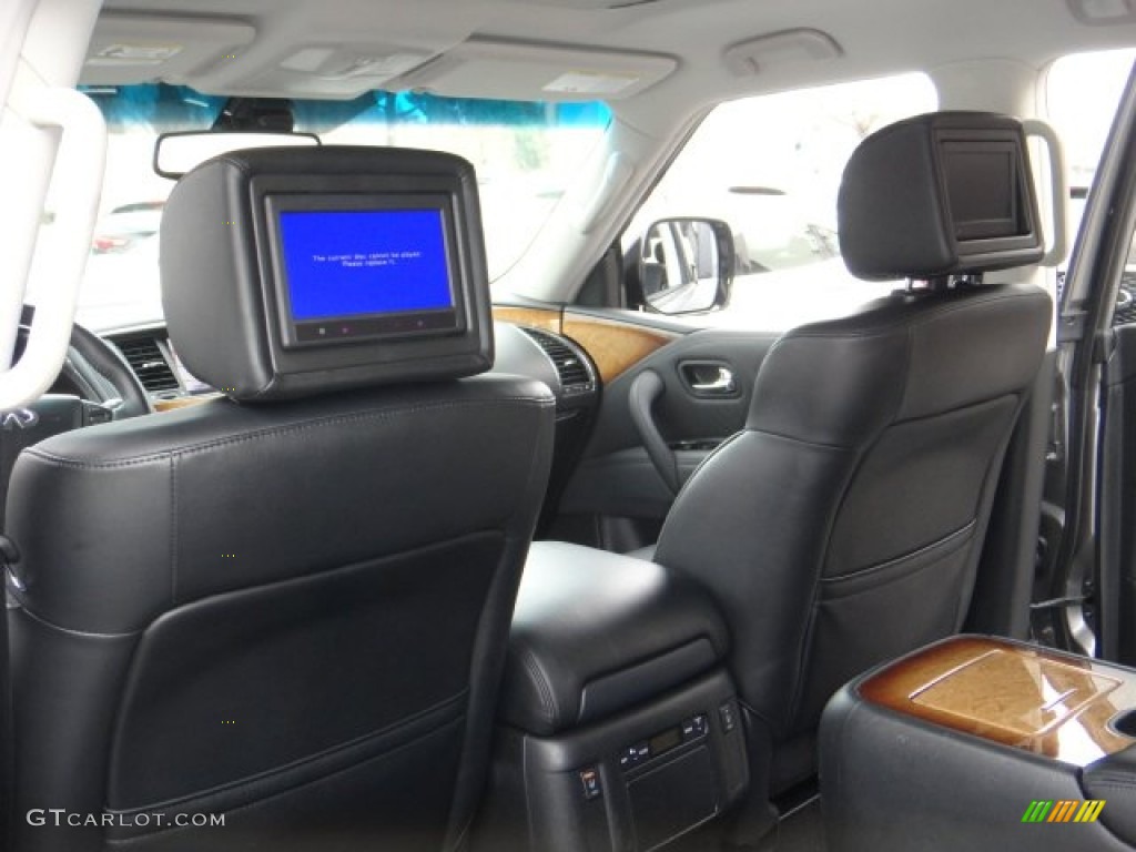 2012 QX 56 4WD - Platinum Graphite / Graphite photo #14